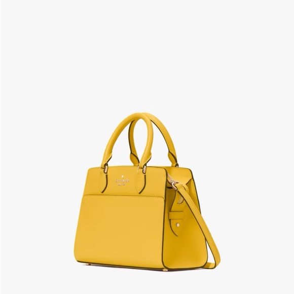 ♠️kate spade Madison Saffiano Small Satchel, Daffodil NWT - Picture 3 of 13